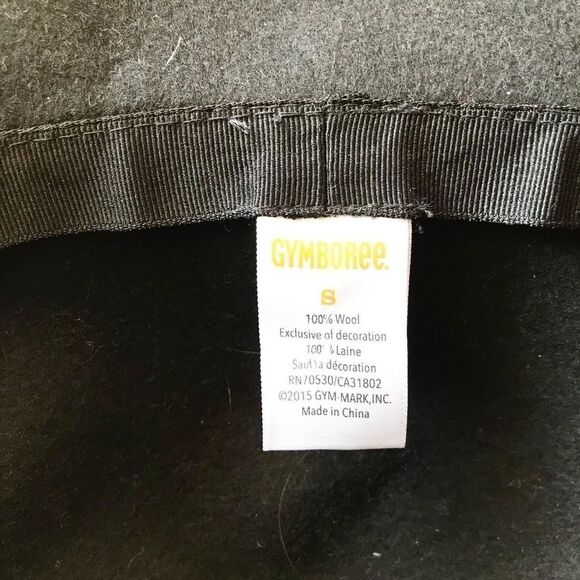 Gymboree black 100% wool velvet bow hat EUC size S - Picture 7 of 7